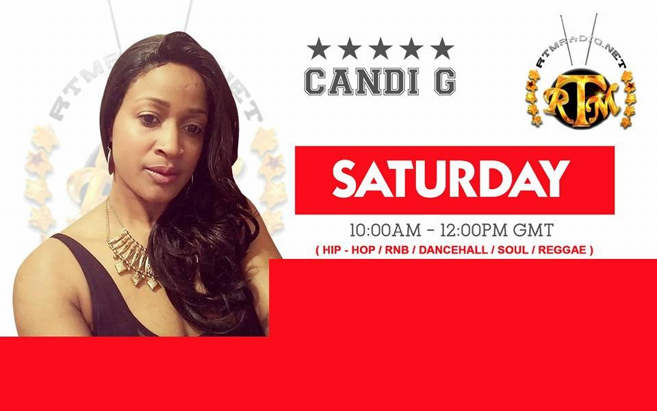 RTMRADIO.NET show flyer for Candi G