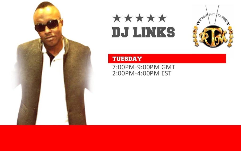 RTMRADIO.NET show flyer for DJ Links