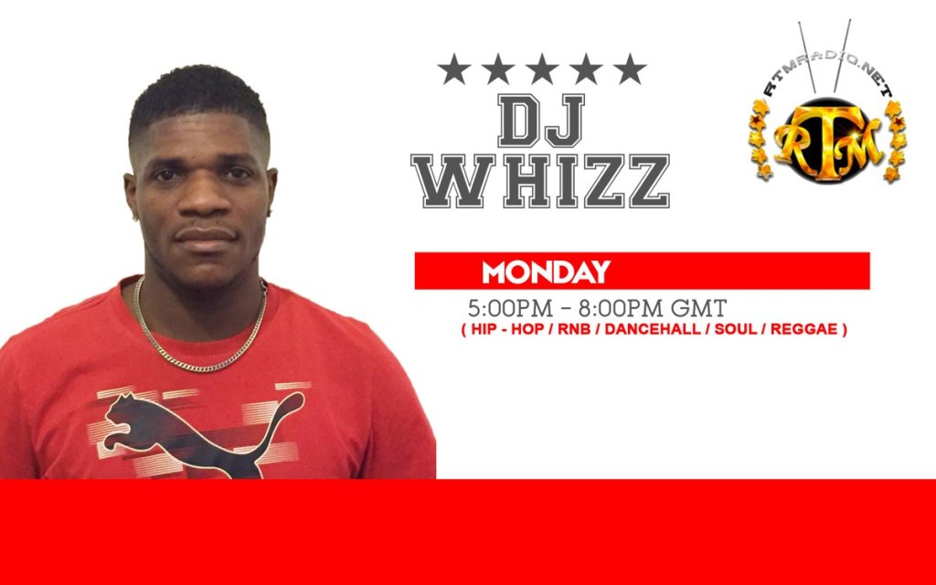 RTMRADIO.NET show flyer for DJ Whizz