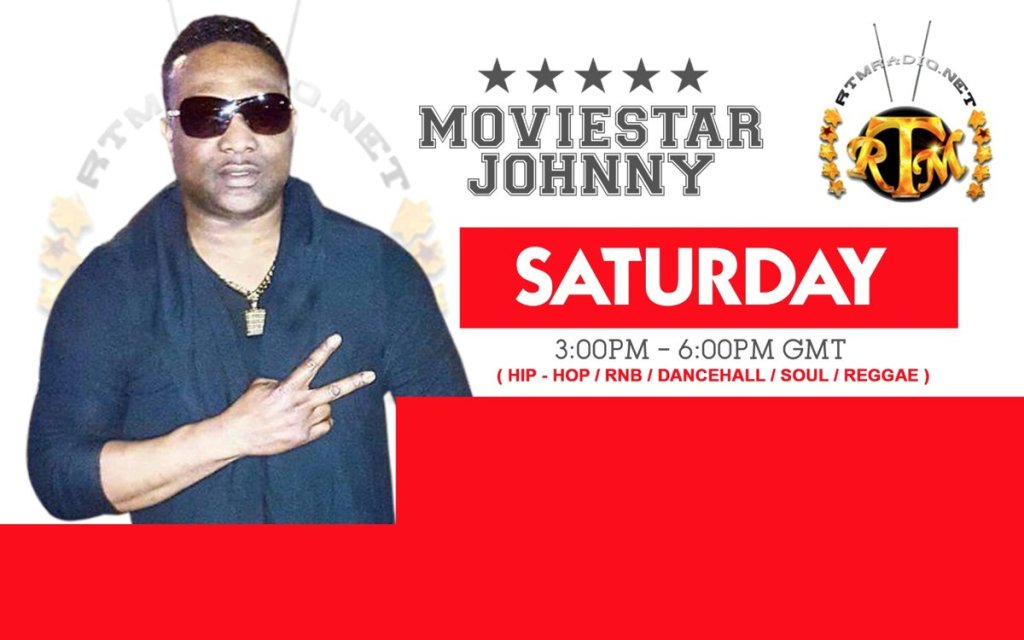 RTMRADIO.NET show flyer for Moviestar Johnny